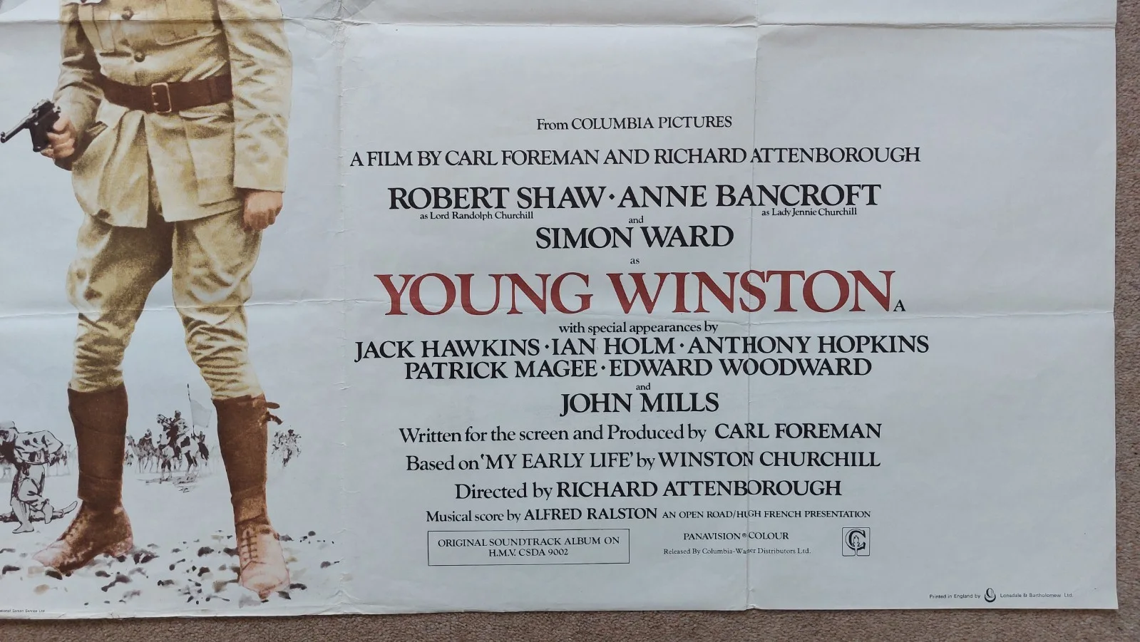 Young Winston Original UK Quad Poster, image 4