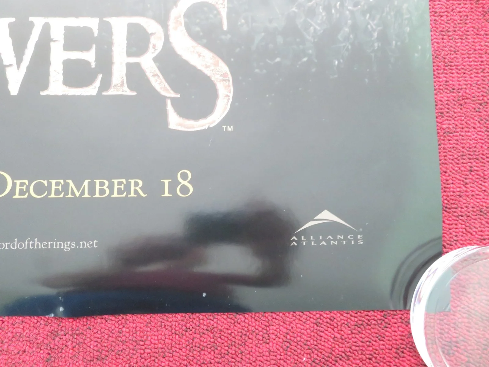 The Lord of the Rings: The Two Towers US One Sheet Rolled Poster E. Wood 2002, изображение 5