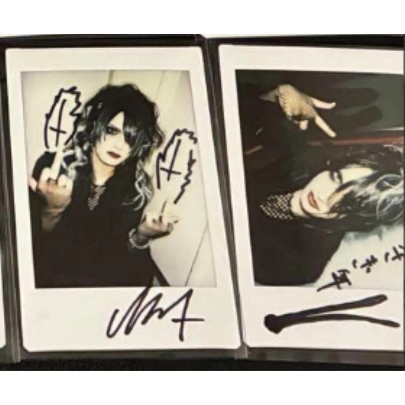 DazzlingBAD 痲紗-MASA Set of 10 Cheki Signed! INSTAX Photos Japanese Visual Kei, image 3
