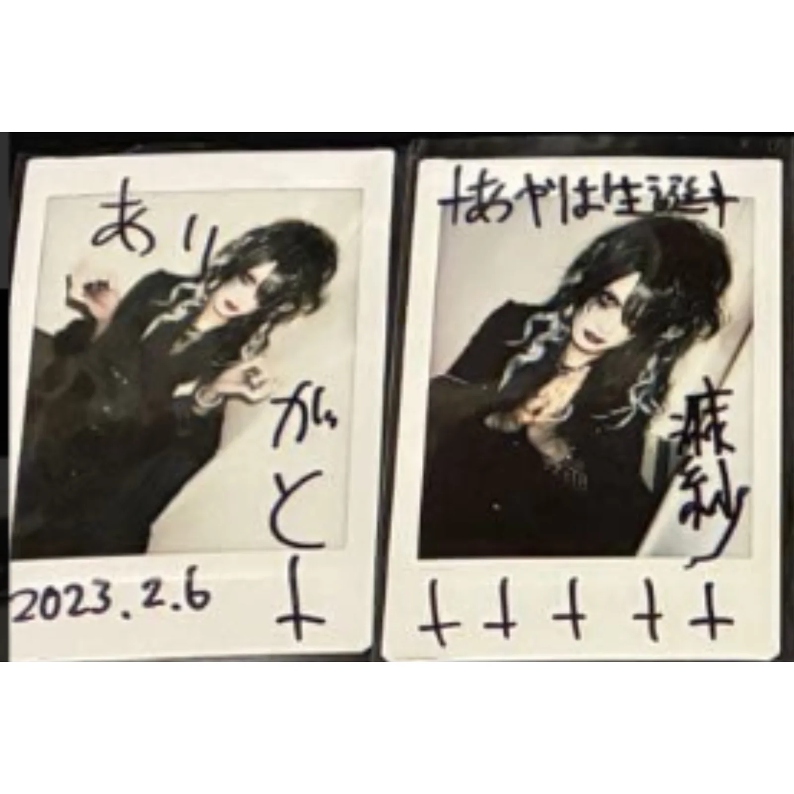 DazzlingBAD 痲紗-MASA Set of 10 Cheki Signed! INSTAX Photos Japanese Visual Kei, image 4