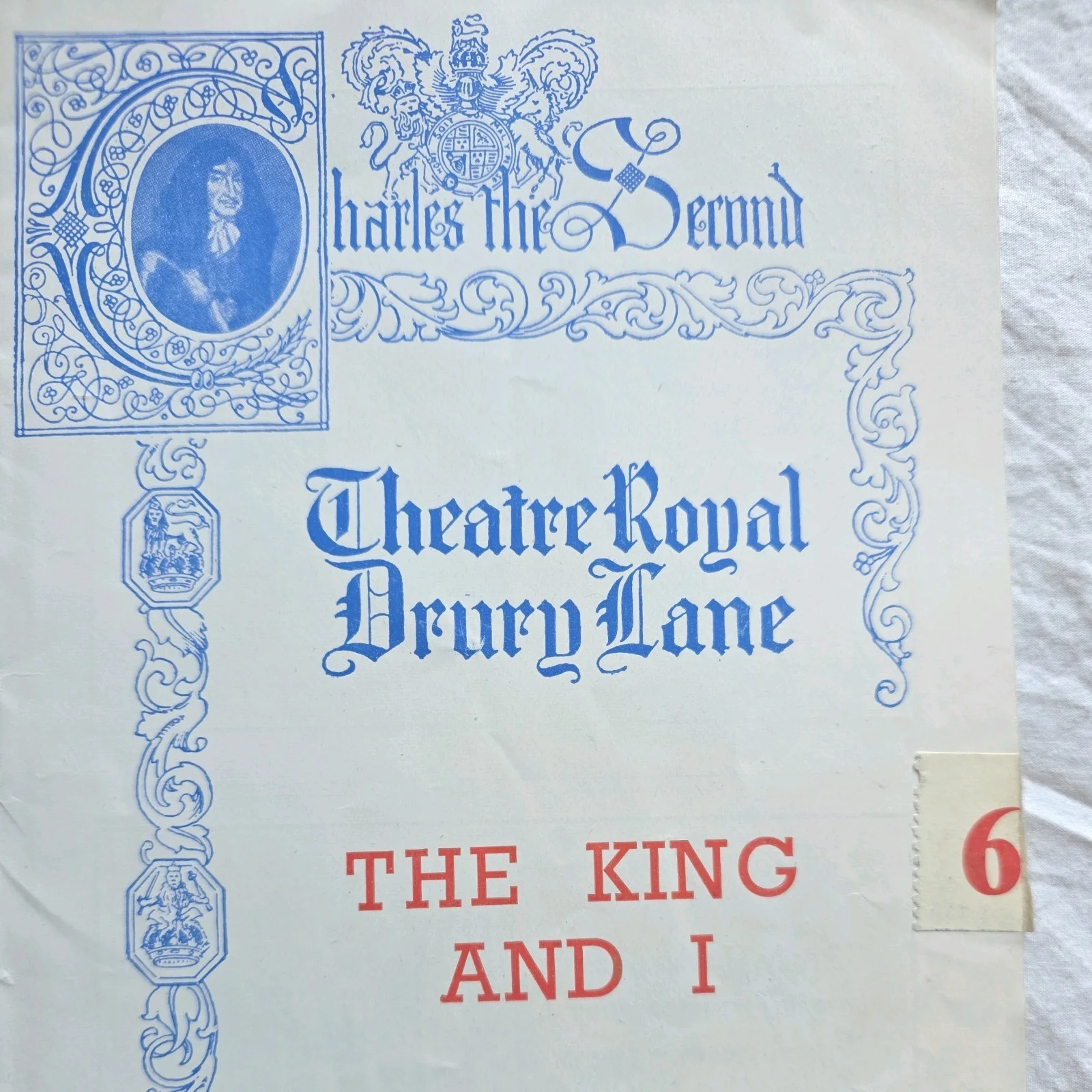 The King And I - Theatre Royal Drury Lane Programme, image 4