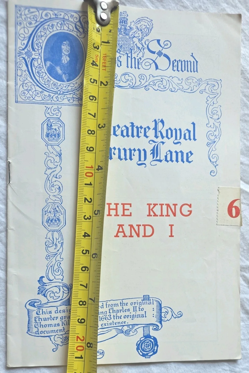The King And I - Theatre Royal Drury Lane Programme, image 5