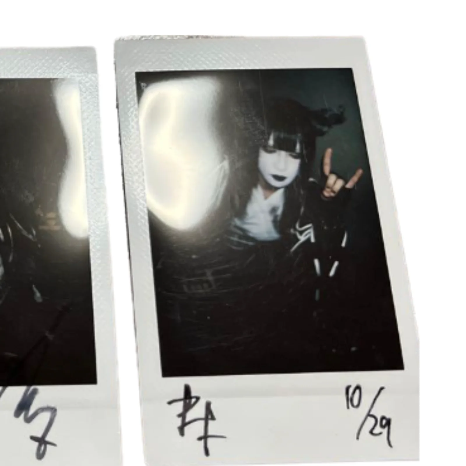 DazzlingBAD 痲紗-MASA Set of 6 Cheki Signed! INSTAX Photos Japanese Visual Kei, image 2