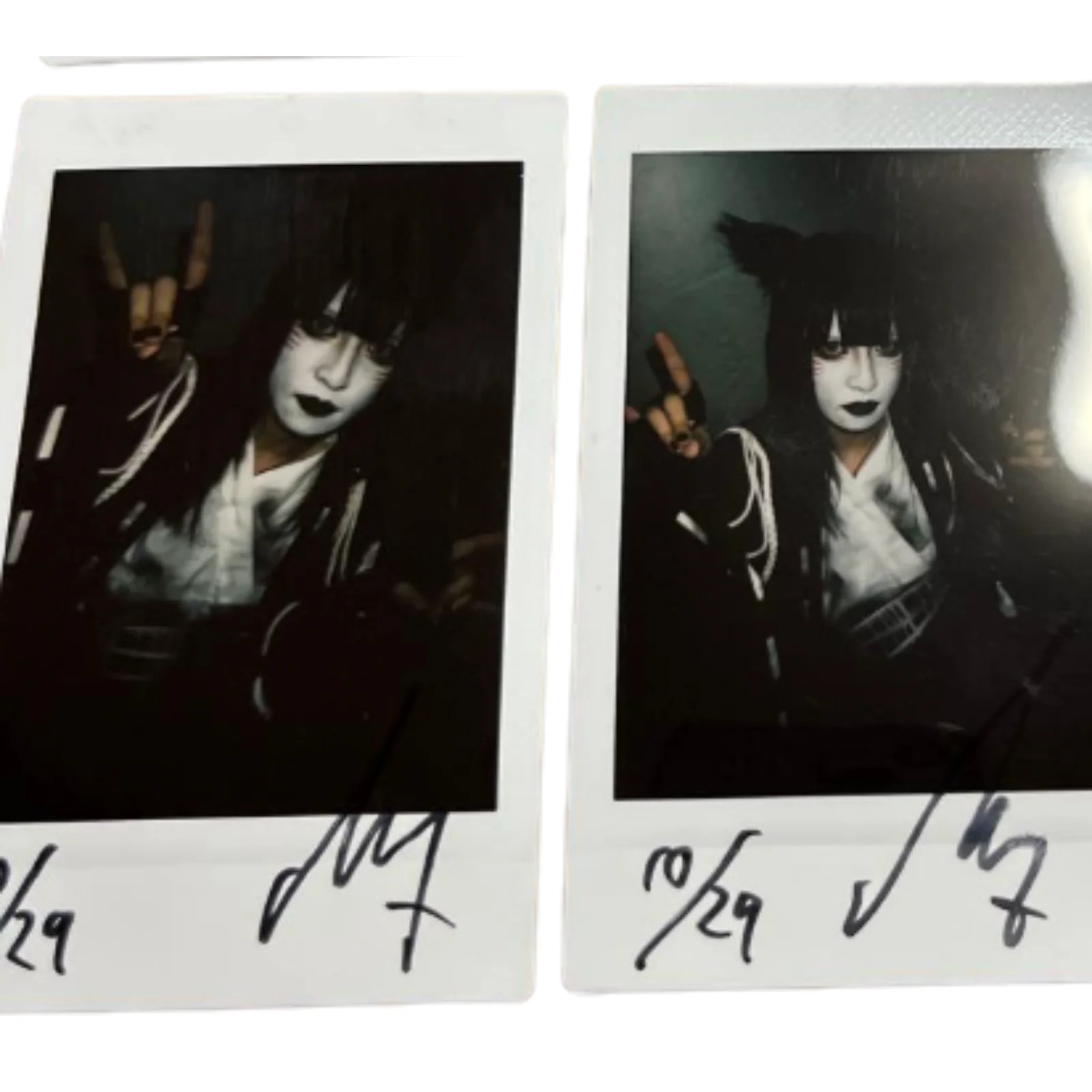 DazzlingBAD 痲紗-MASA Set of 6 Cheki Signed! INSTAX Photos Japanese Visual Kei, image 3