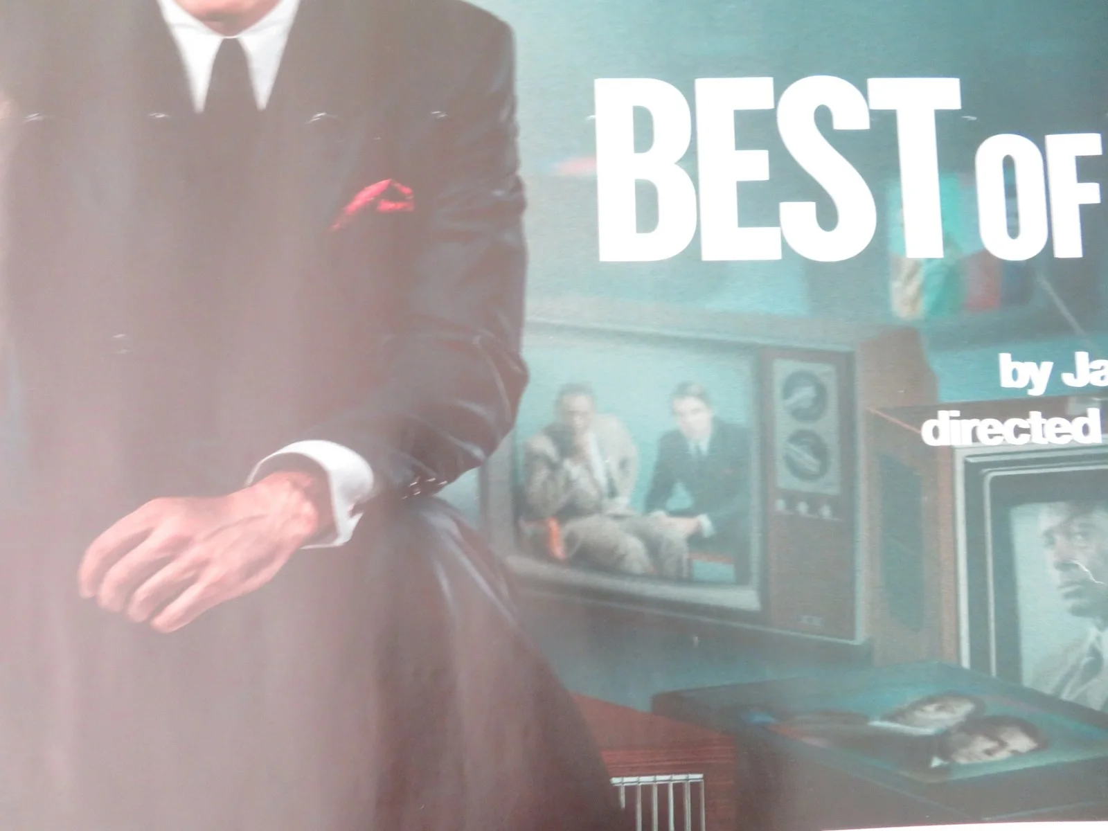 National Theatre Live: Best of Enemies UK Quad Rolled Poster Zachary Quinto 2023, изображение 2