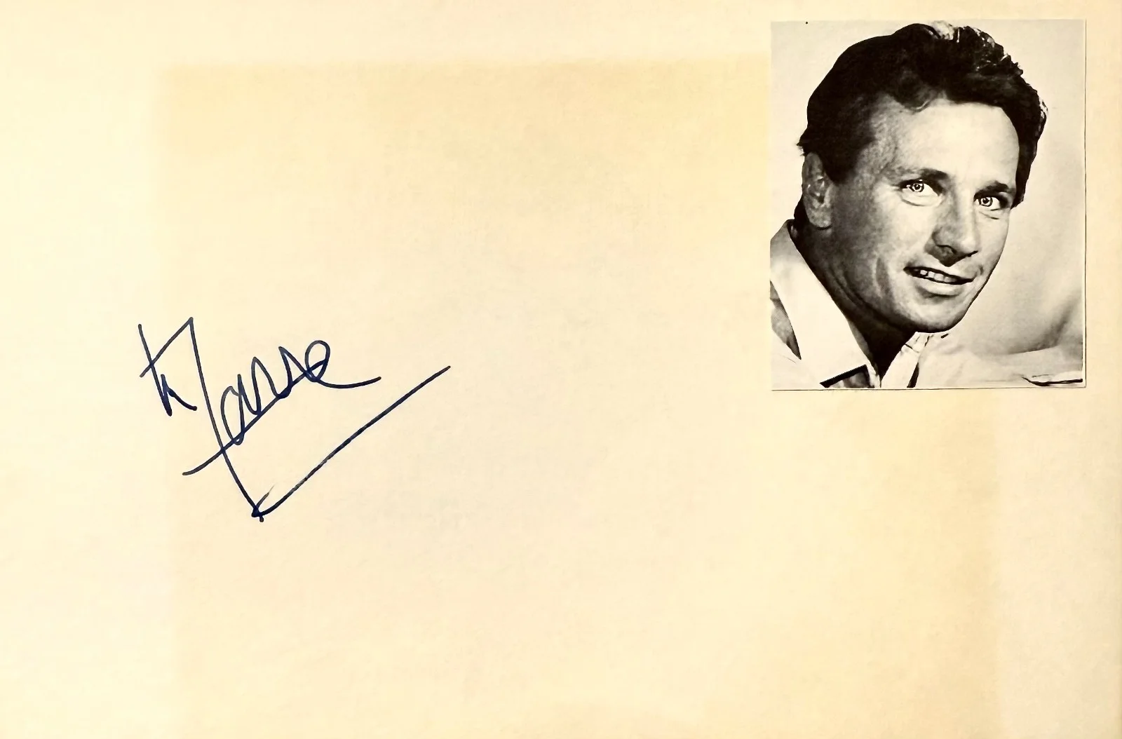 Maurice Jarre — MAURICE JARRE Signed Autographed 4x6 INDEX CARD French Composer Doctor Zhivago, изображение 3