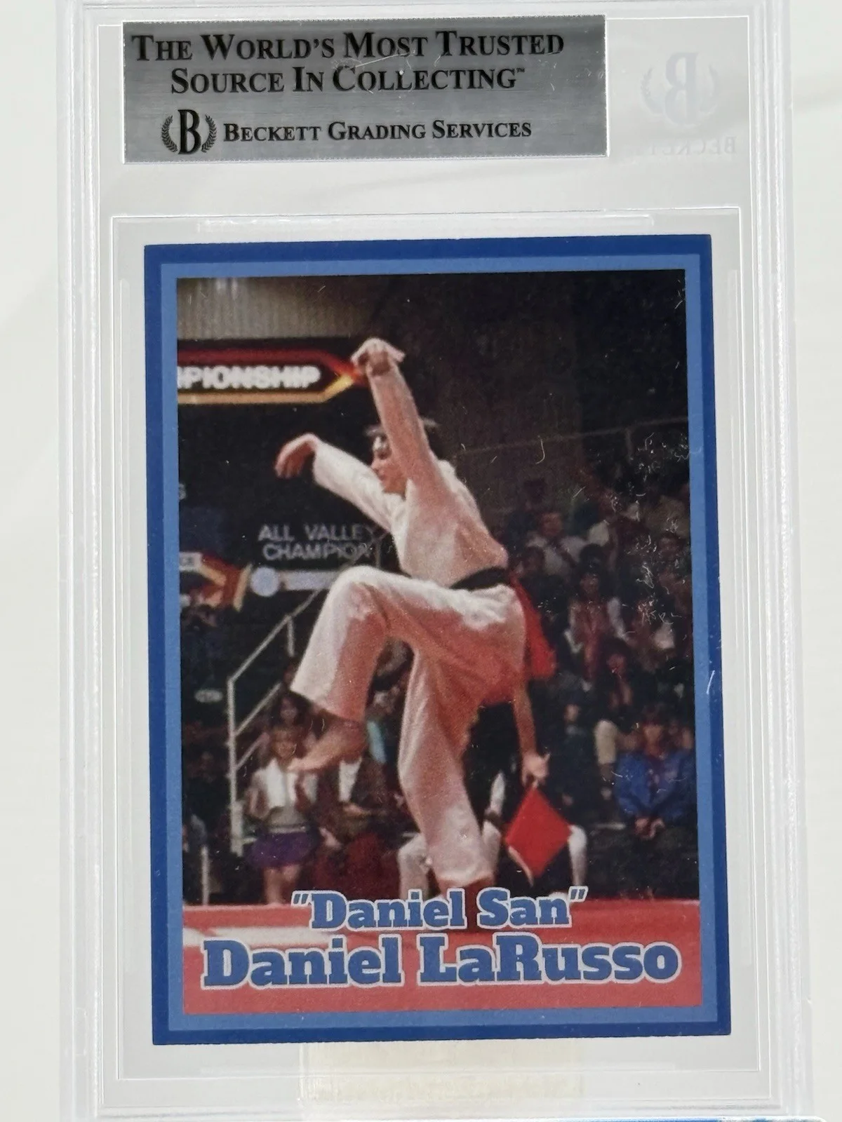Ralph Macchio — Ralph Macchio Signed Trading Card Karate Kid Cobra Kai Autograph Beckett 231, изображение 2