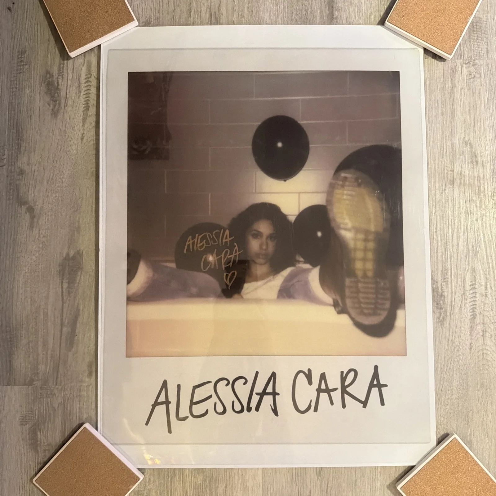 Alessia Cara Signed Autographed Polaroid Know It All Tour Poster 18x24 Ltd Ed, image 3