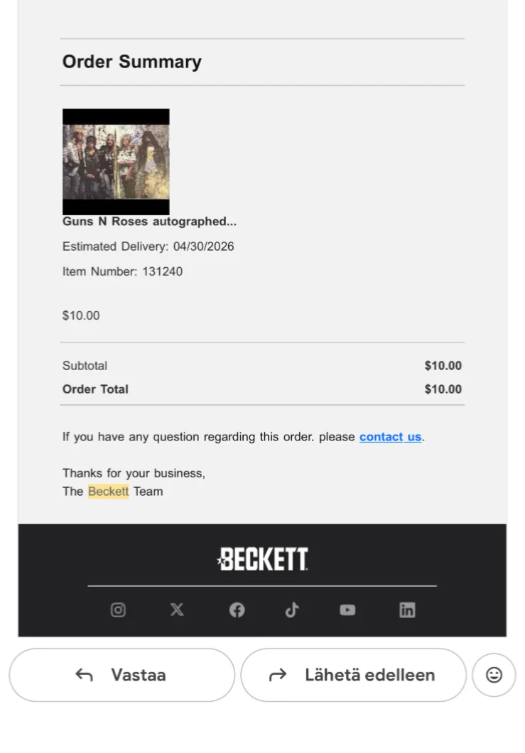 Guns N Roses Axl Rose autographed Slash signed Beckett Quick COA rare!, изображение 3