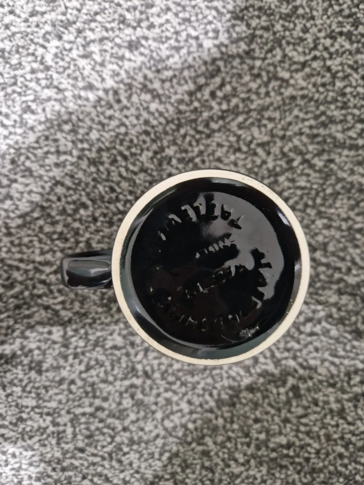 Rare Vintage Jurassic Park : The Lost World Black Mug 1997, image 3