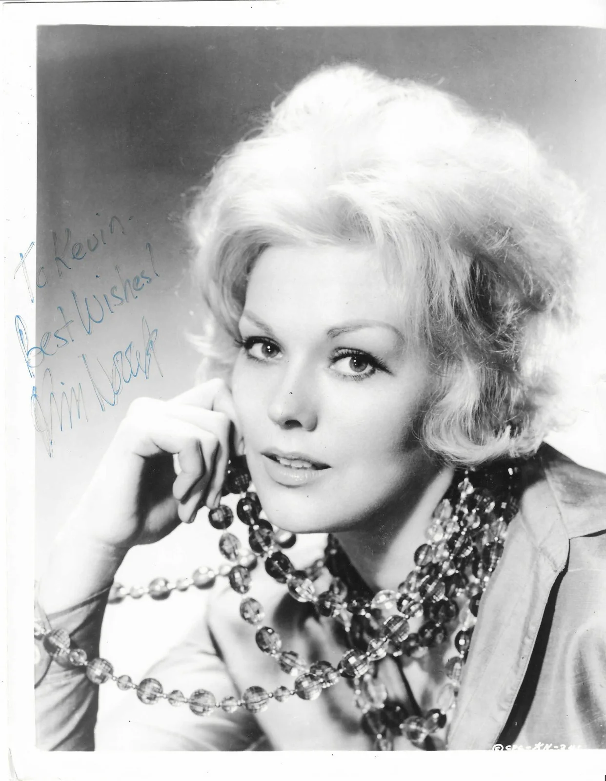 Kim Novak — Kim Novak legendary actress 1950's REAL hand SIGNED Autographed 8x10 Photo #2