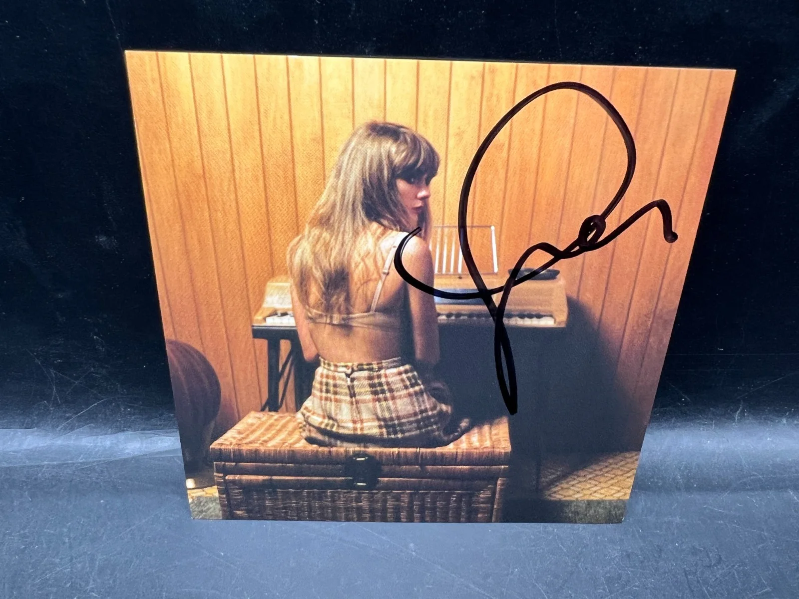 Taylor Swift Midnights Jade Green Edition + Hand Signed Photo Autograph CD Album, изображение 2
