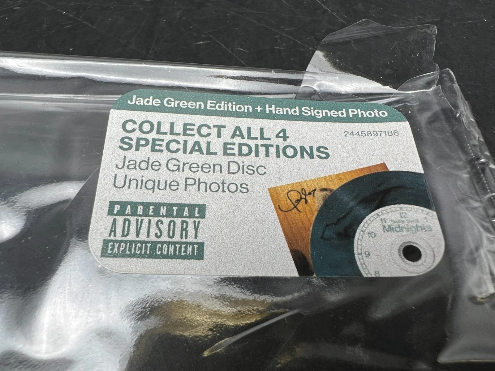 Taylor Swift Midnights Jade Green Edition + Hand Signed Photo Autograph CD Album, изображение 5