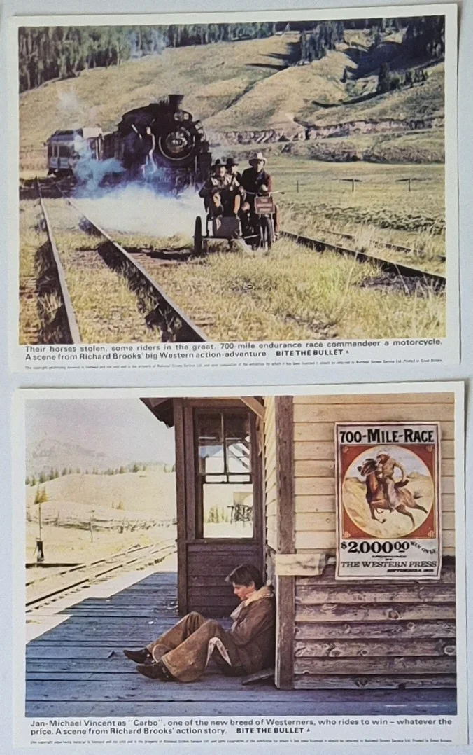Lobby Card Set 10x8 - 1975 Bite The Bullet - Gene Hackman, Candice Bergen, image 4