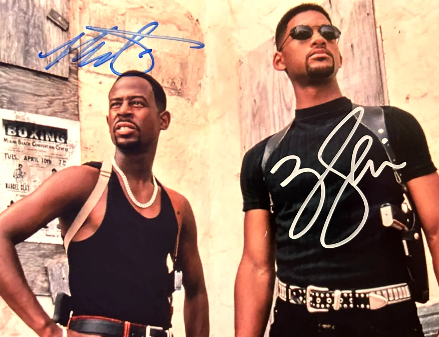 Will Smith, Martin Lawrence — Will Smith & Martin Lawrence Signed (BAD BOYS) 8x10" Authentic Autographs w/COA, изображение 3