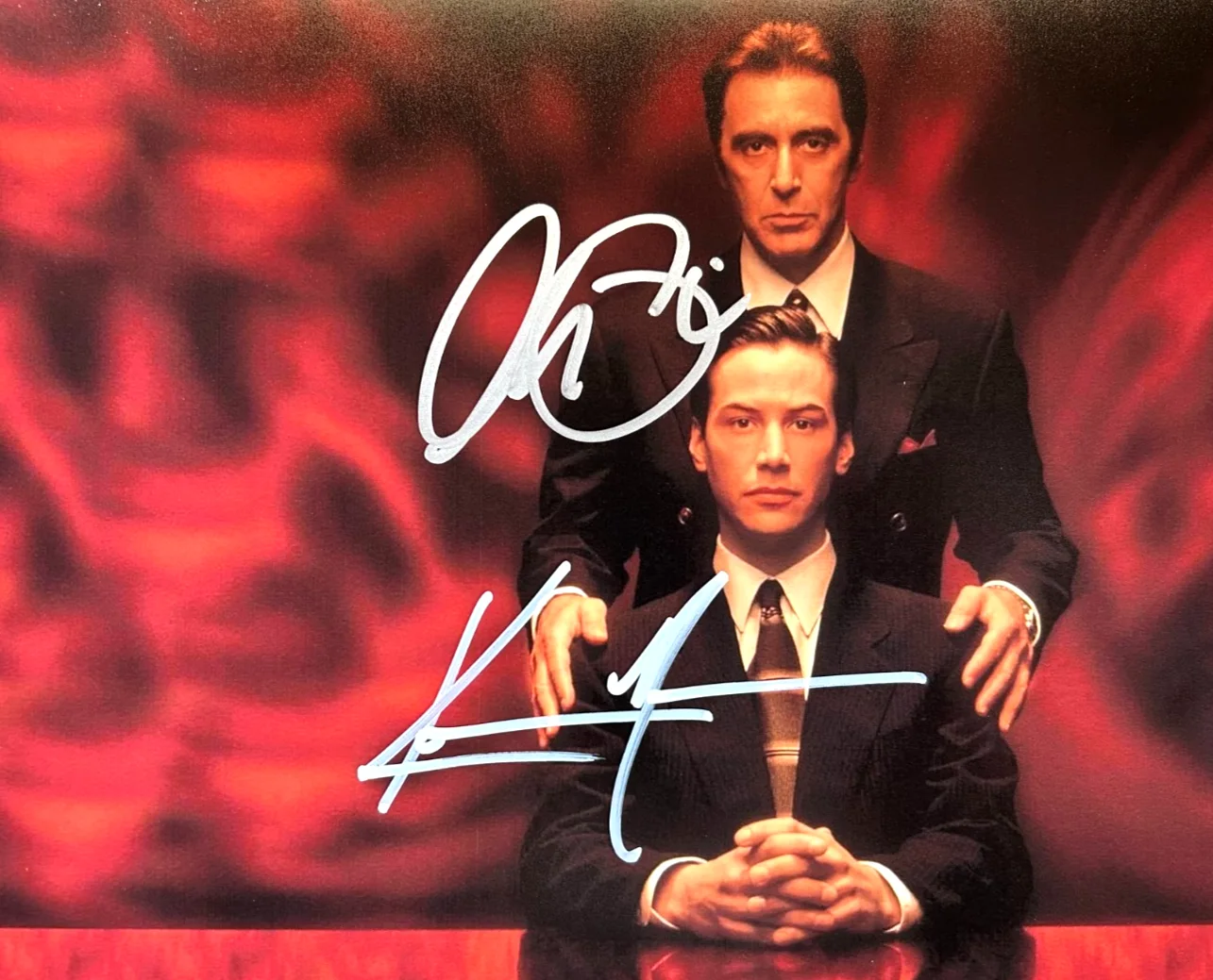 Al Pacino, Keanu Reeves — AL PACINO, KEANU REEVES Signed 8x10" Authentic Original Autographs GENUINE w/COA