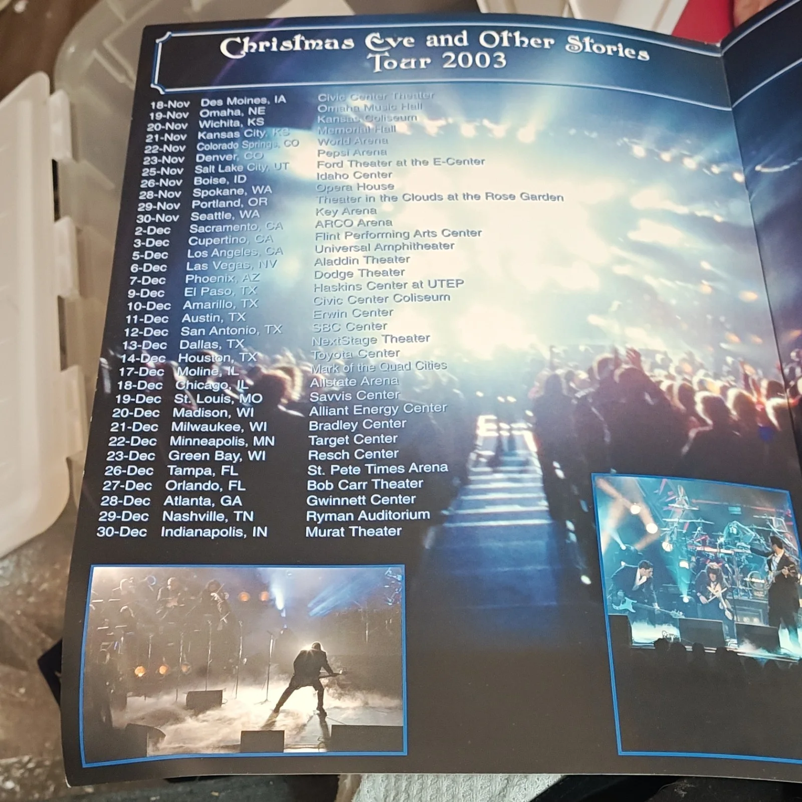 Trans-Siberian Orchestra Christmas Eve & Other Stories 2003 Signed Tour Book, изображение 3