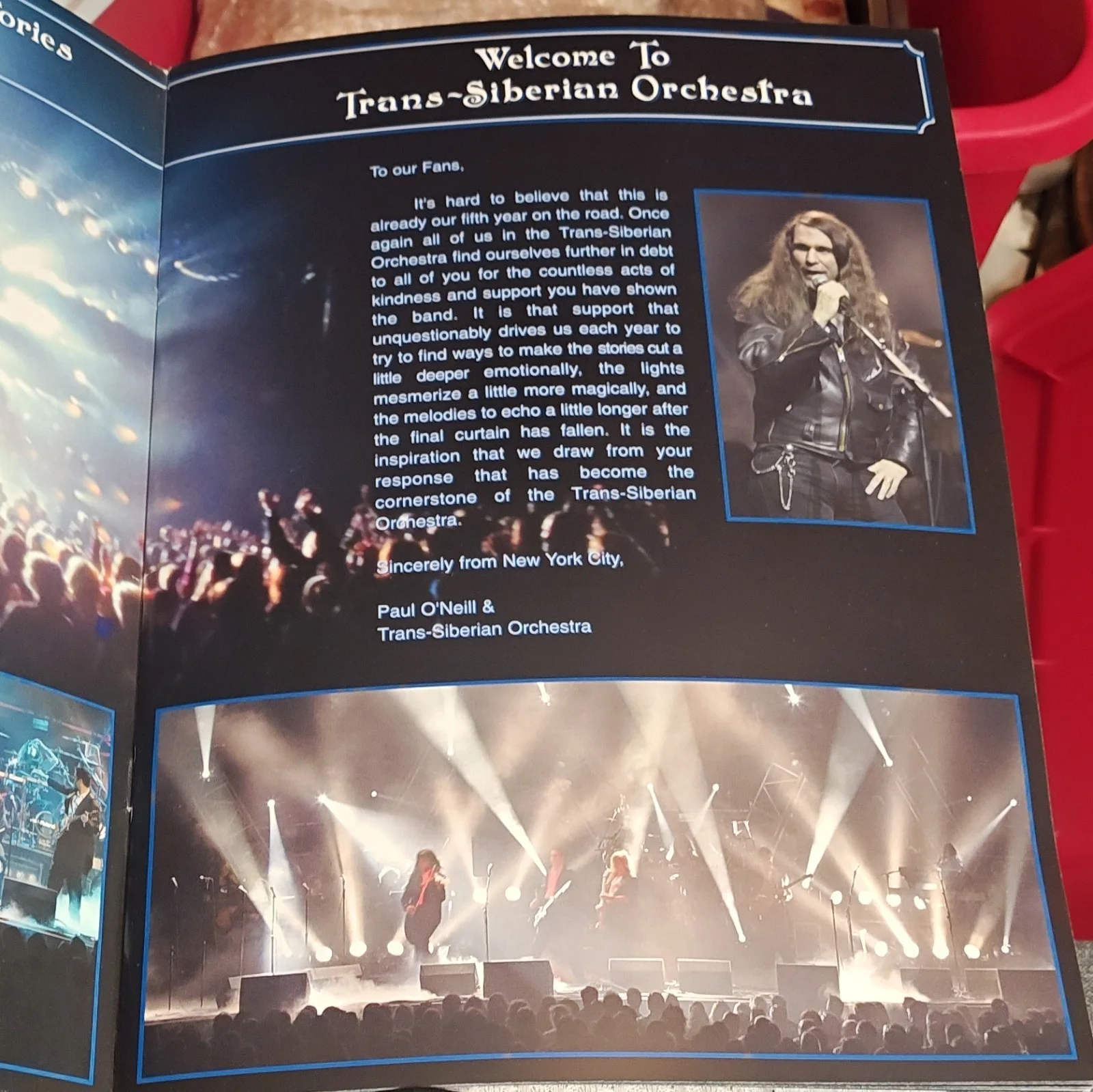 Trans-Siberian Orchestra Christmas Eve & Other Stories 2003 Signed Tour Book, изображение 4