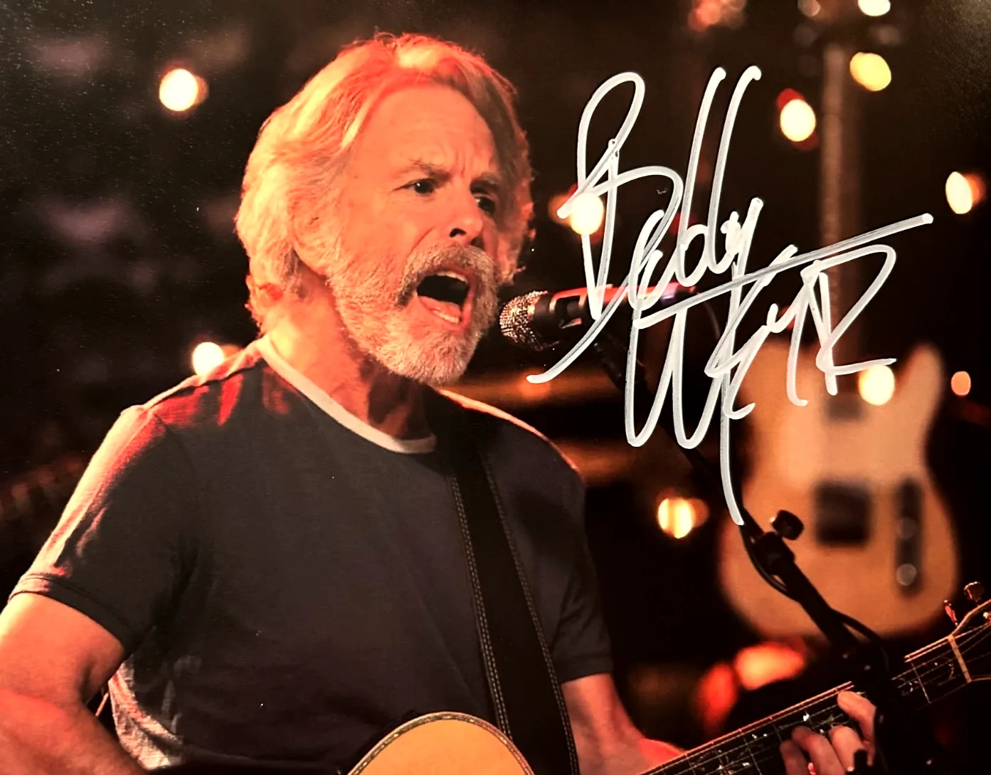 BOB WEIR Signed (GRATEFUL DEAD) Genuine 8x10" Authentic Original Autograph w/COA, image 3