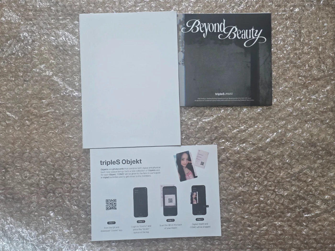Triples MSNZ Promo Sticker Beyond Beauty Album Autographed Hand Signed, изображение 4