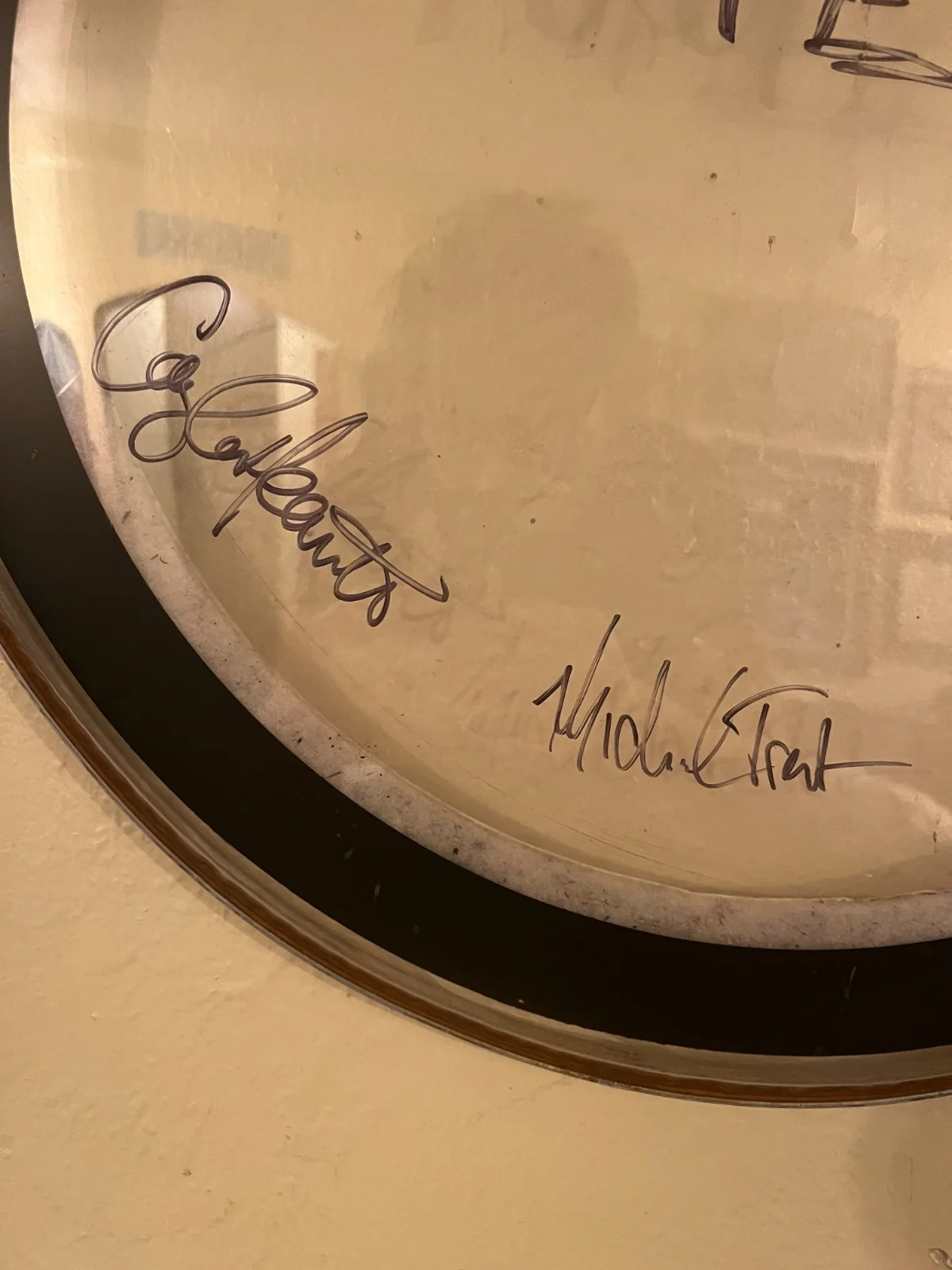 Shovels and Rope Autographed Show Used Kick Drum Head - 2014 Tour, image 2