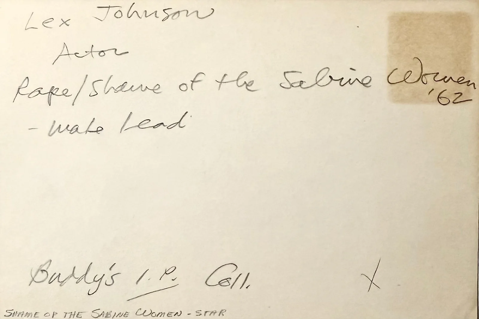 Michelle Johnson — MICHELLE JOHNSON Signed Autographed 4x6 INDEX CARD The Jigsaw Murders WAXWORK, изображение 4
