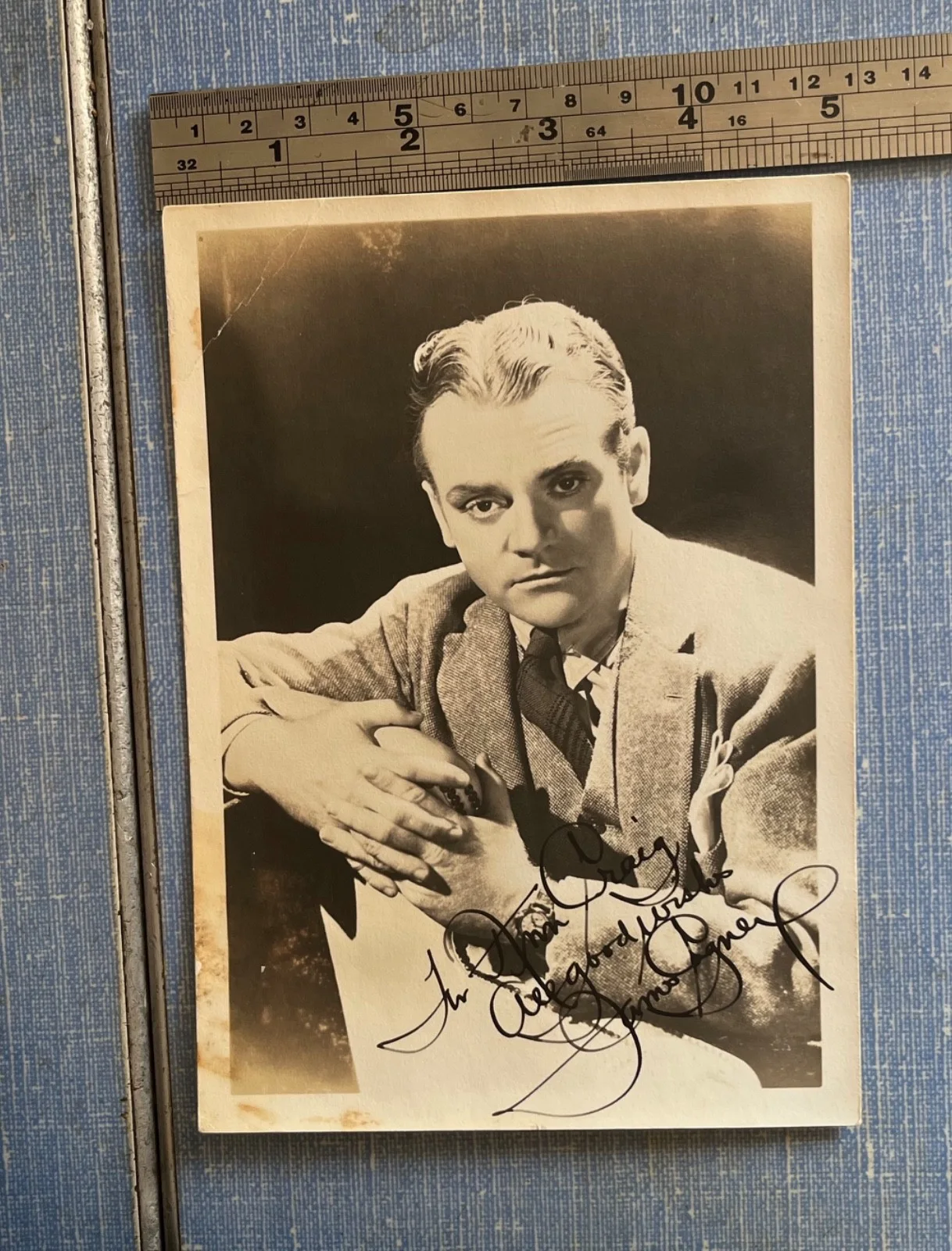 JAMES CAGNEY — James Cagney - signed - 1930's, image 5