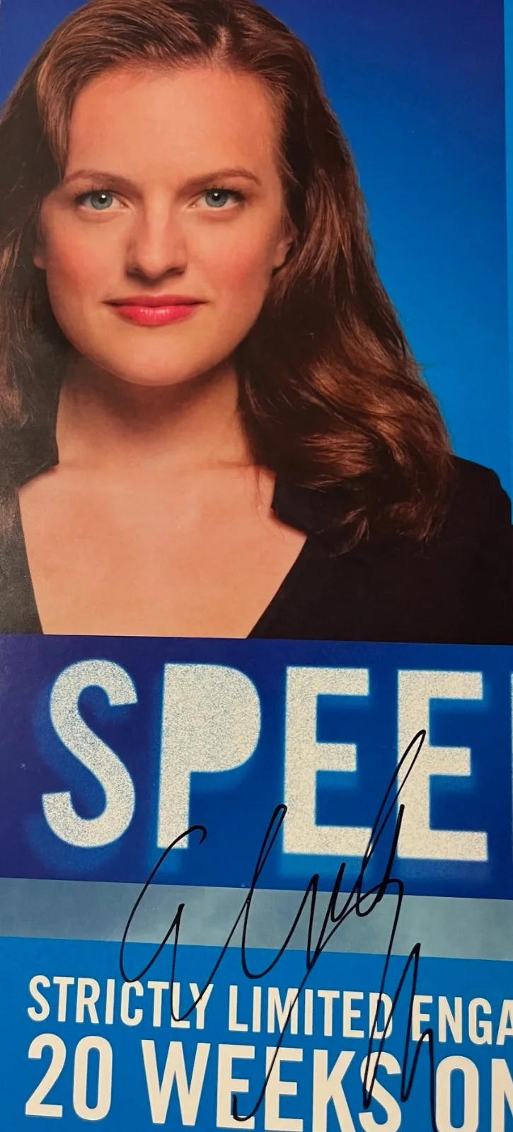 Jeremy Piven, Raul Esparza, Elisabeth Moss — Rare SPEED-THE-PLOW 2008 Broadway - Signed Poster (Piven, Moss, Esparza), изображение 4