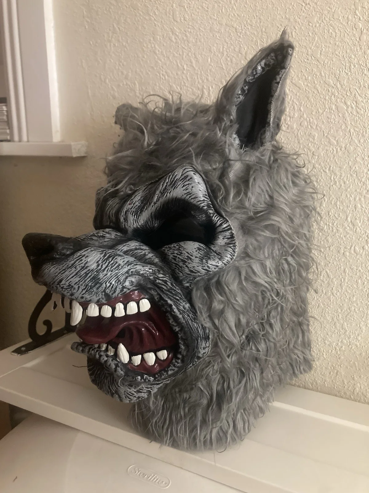 RARE David Naughton Signed Vintage Warewolf Mask American Warewolf In London, изображение 4