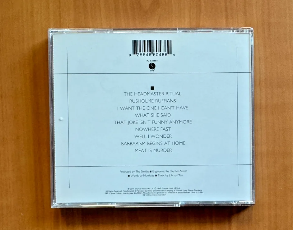 Johnny Marr Signed Autographed Meat Is Murder CD+Booklet The Smiths Beckett COA, изображение 2