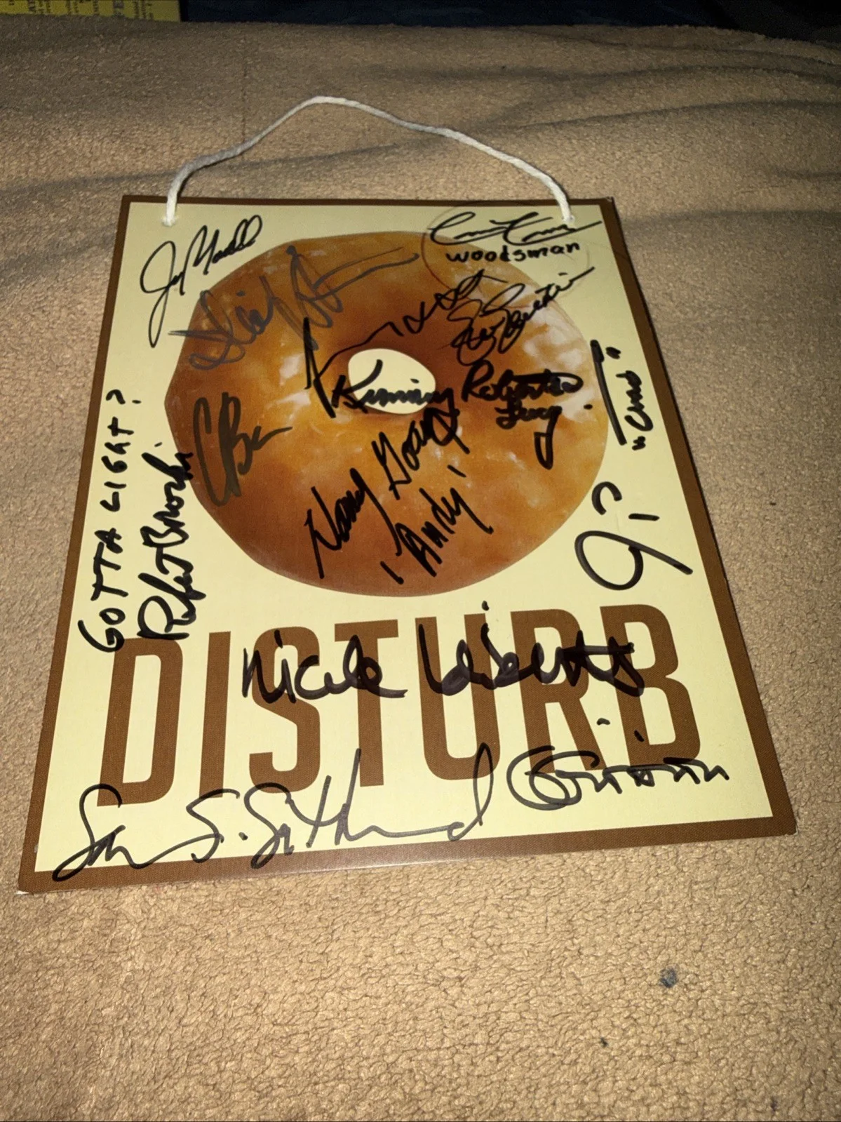 Twin Peaks The Return Promo Cast Signed SDCC 2017 Card Showtime, image 3