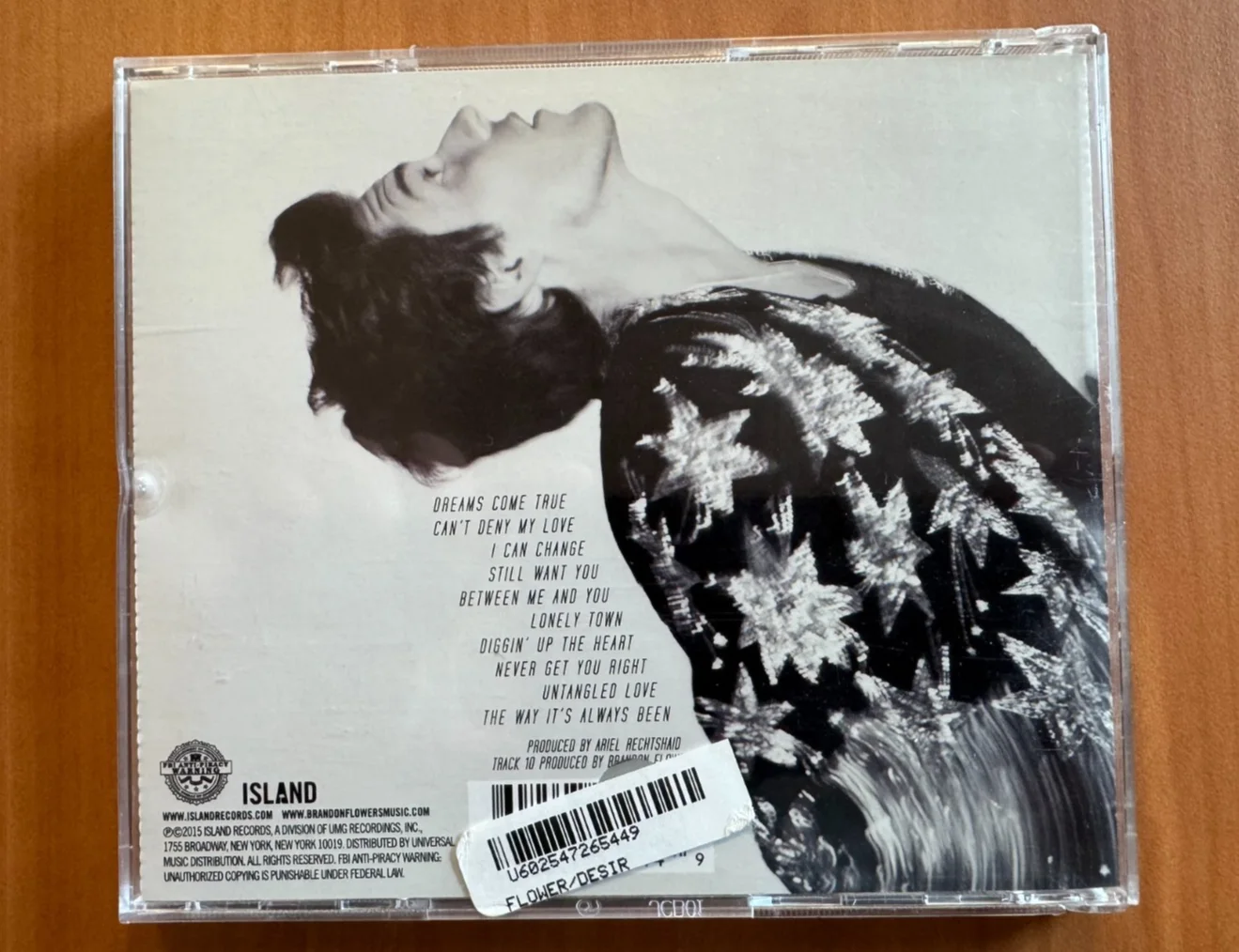 Brandon Flowers Signed Autographed The Desired Effect CD The Killers Beckett COA, изображение 4