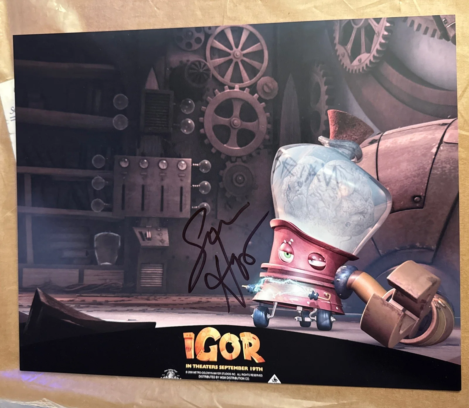Sean Hayes — SEAN HAYES Signed Autographed 8x10 Photo IGOR MOVIE