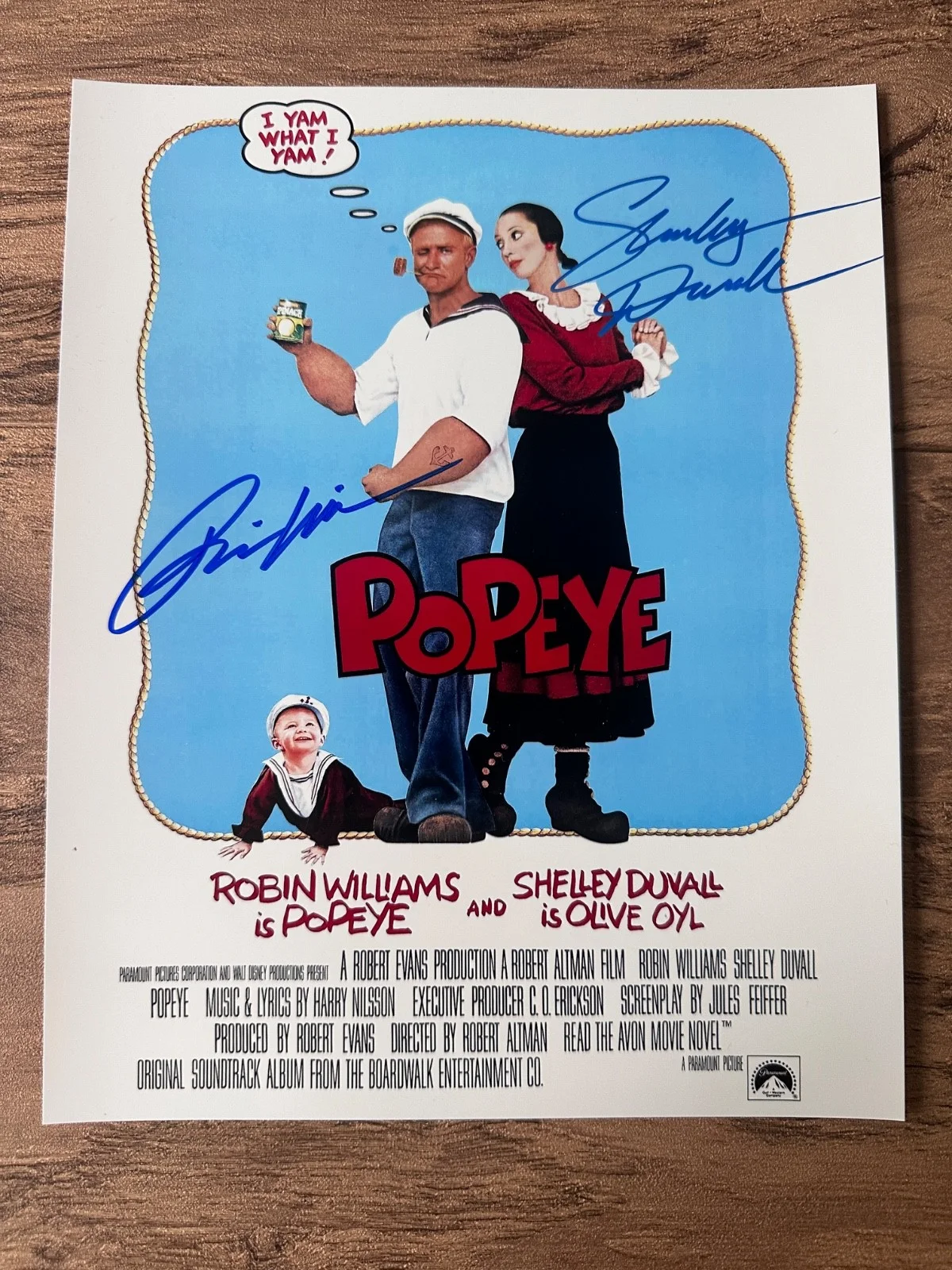Williams, Duvall — Bog Fish – Signed 8×10 Movie Photo