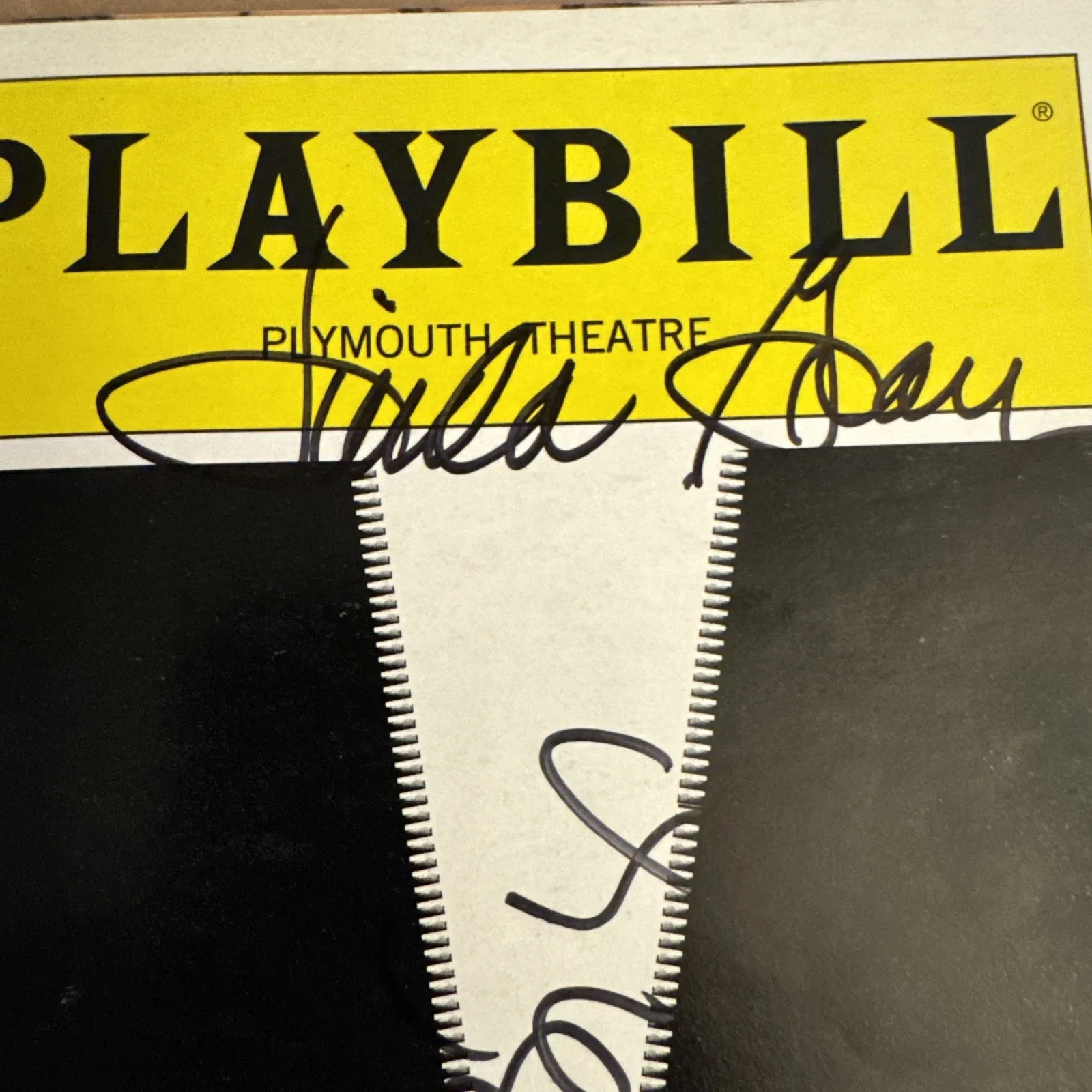 LINDA GRAY & JASON BIGGS THE GRADUATE Autographed SIGNED PLAYBILL September 2002, image 3