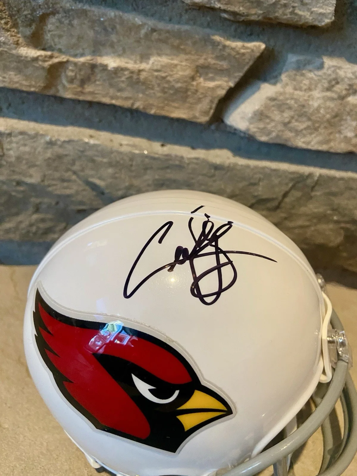 Cuba Gooding Jr — Cuba Gooding Jr. Signed Mini Helmet - BAS COA - Jerry Maguire Arizona Cardinals, изображение 2