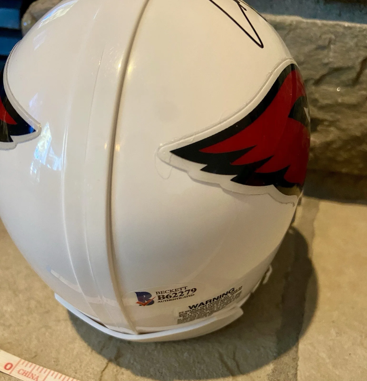 Cuba Gooding Jr — Cuba Gooding Jr. Signed Mini Helmet - BAS COA - Jerry Maguire Arizona Cardinals, изображение 3