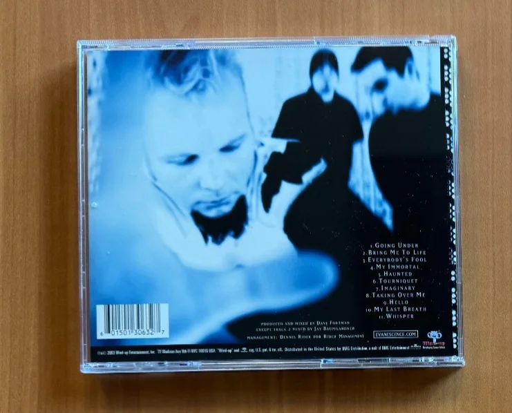 Amy Lee Evanescence Signed Autographed Fallen CD Booklet Beckett COA, image 2
