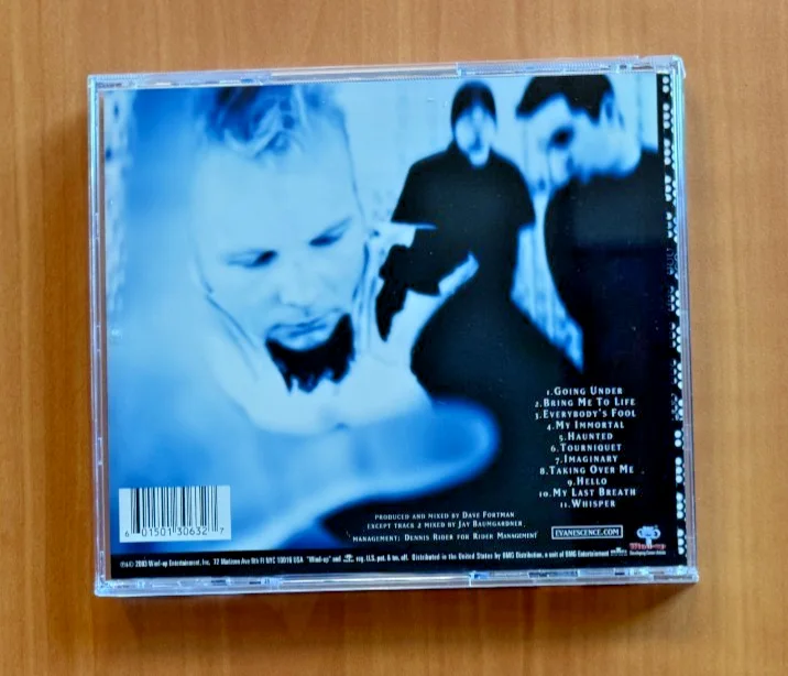 Amy Lee Evanescence Signed Autographed Fallen CD Booklet Beckett COA, image 2