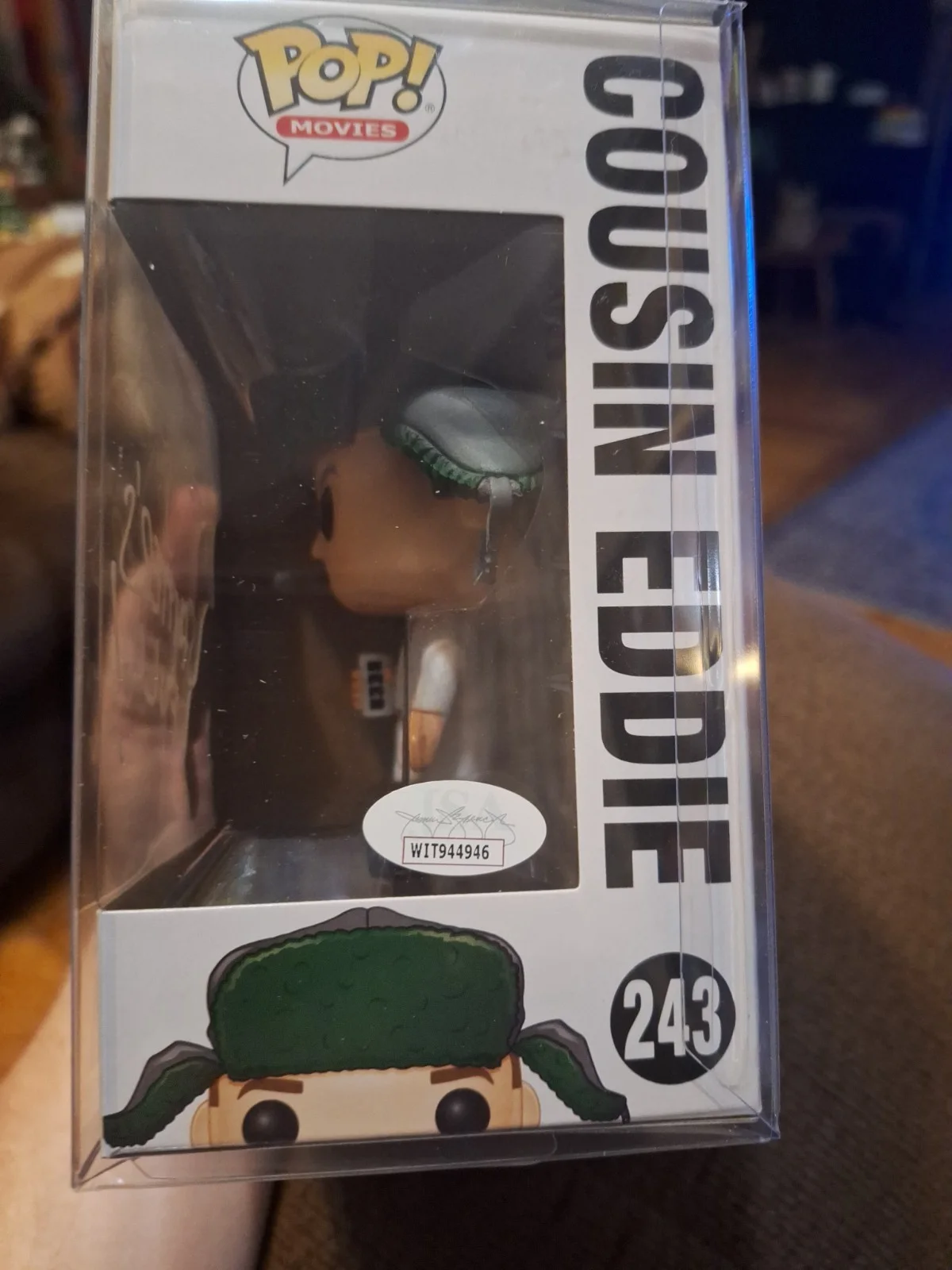 Randy Quaid — FUNKO POP Christmas Vacation Randy Quaid Cousin Eddie Signed Shi$$ers Full JSA, image 3