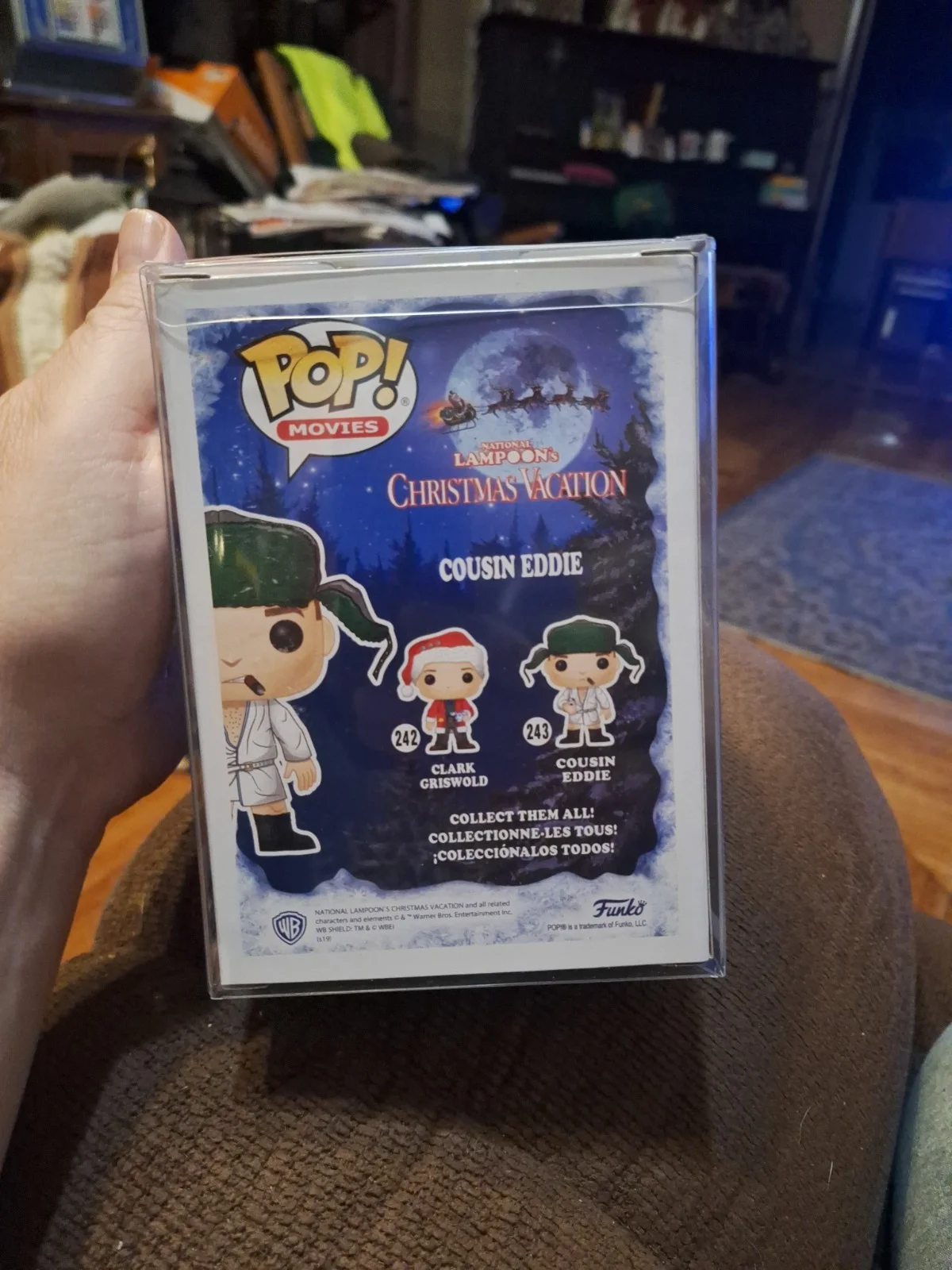 Randy Quaid — FUNKO POP Christmas Vacation Randy Quaid Cousin Eddie Signed Shi$$ers Full JSA, image 4