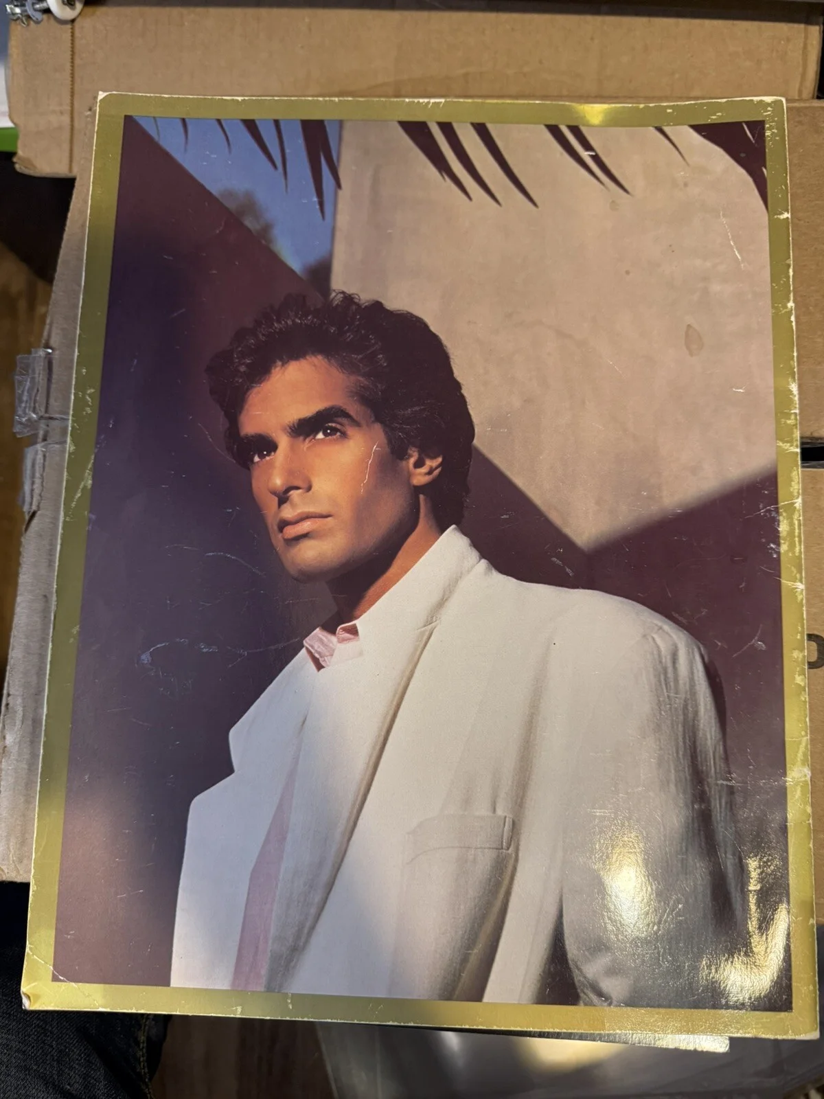 david copperfield signed poster w/concert ticket stubs/more 28 X 24, image 3
