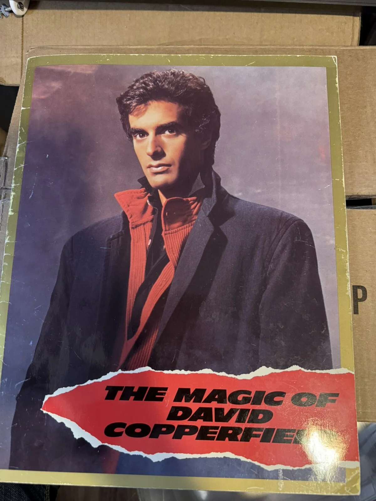 david copperfield signed poster w/concert ticket stubs/more 28 X 24, image 5