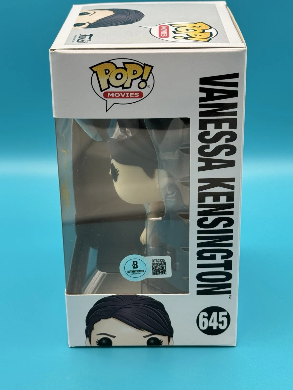 Elizabeth Hurly Signed Vanessa Kensington Austin Powers Funko Pop Beckett COA, изображение 2
