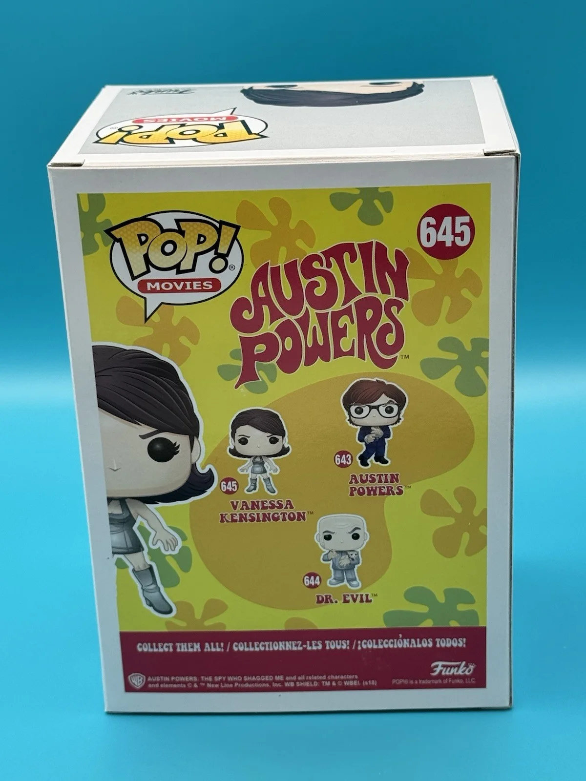 Elizabeth Hurly Signed Vanessa Kensington Austin Powers Funko Pop Beckett COA, изображение 4