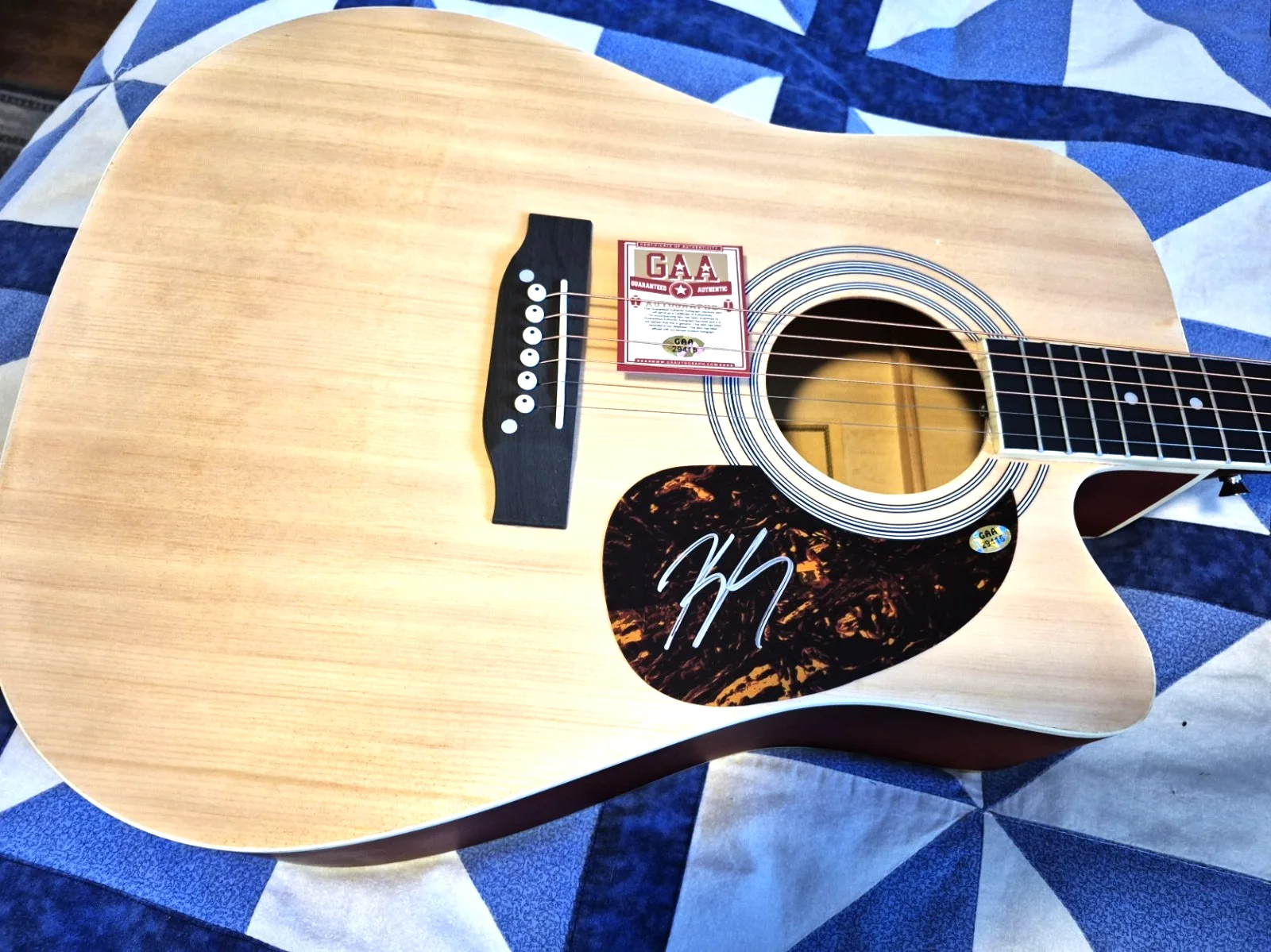 Kenny Chesney — Kenny Chesney Autographed Full Size Acoustic Guitar Country Music Icon GAA, изображение 2