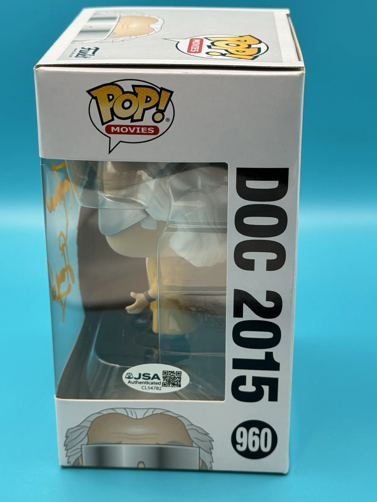 Christopher Lloyd Signed Doc 2015 Back To The Future Funko Pop With JSA COA, image 3