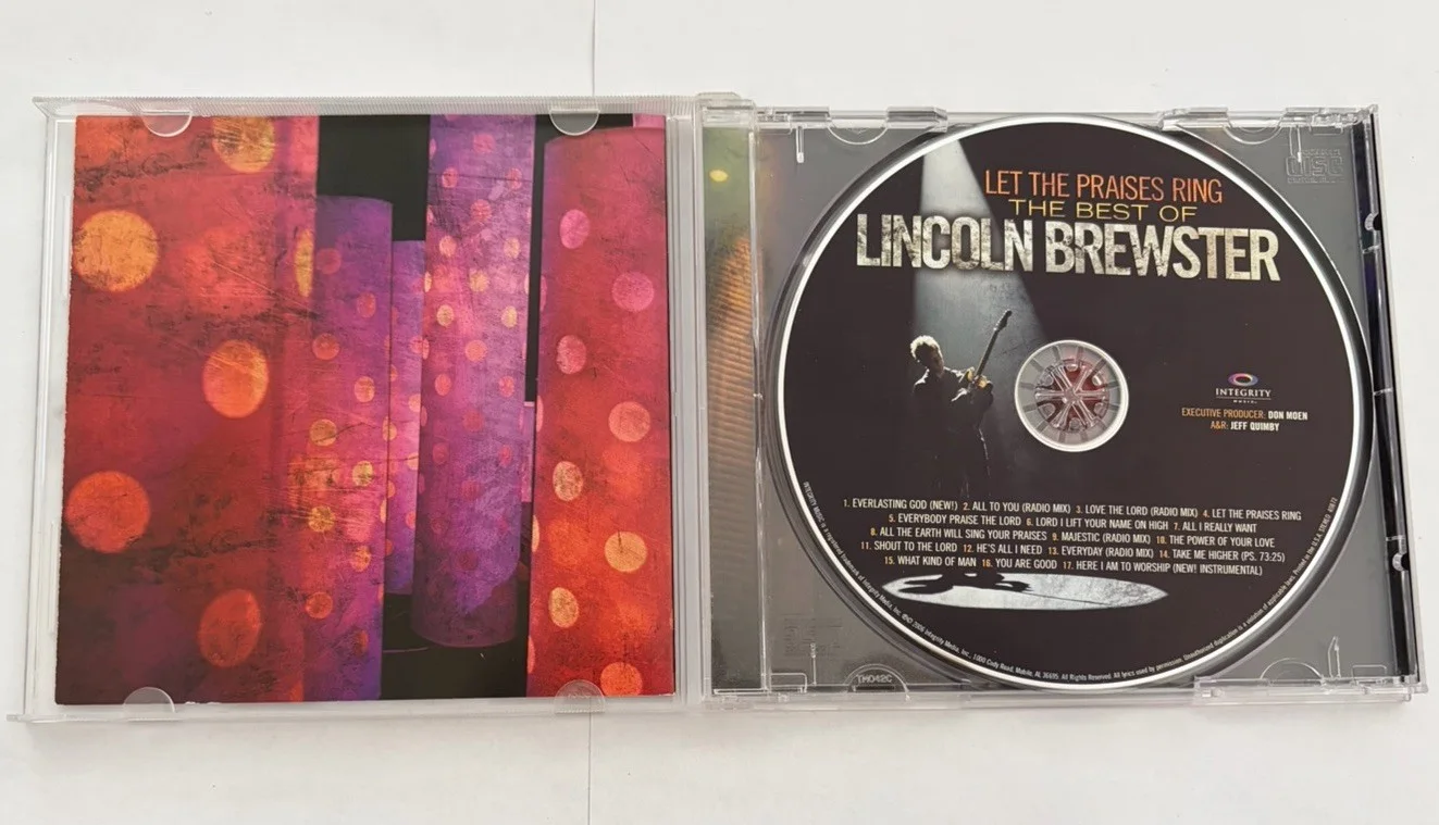 Lincoln Brewster Let The Praises Ring Best Of Signed Autographed CD & Photo 2006, изображение 4