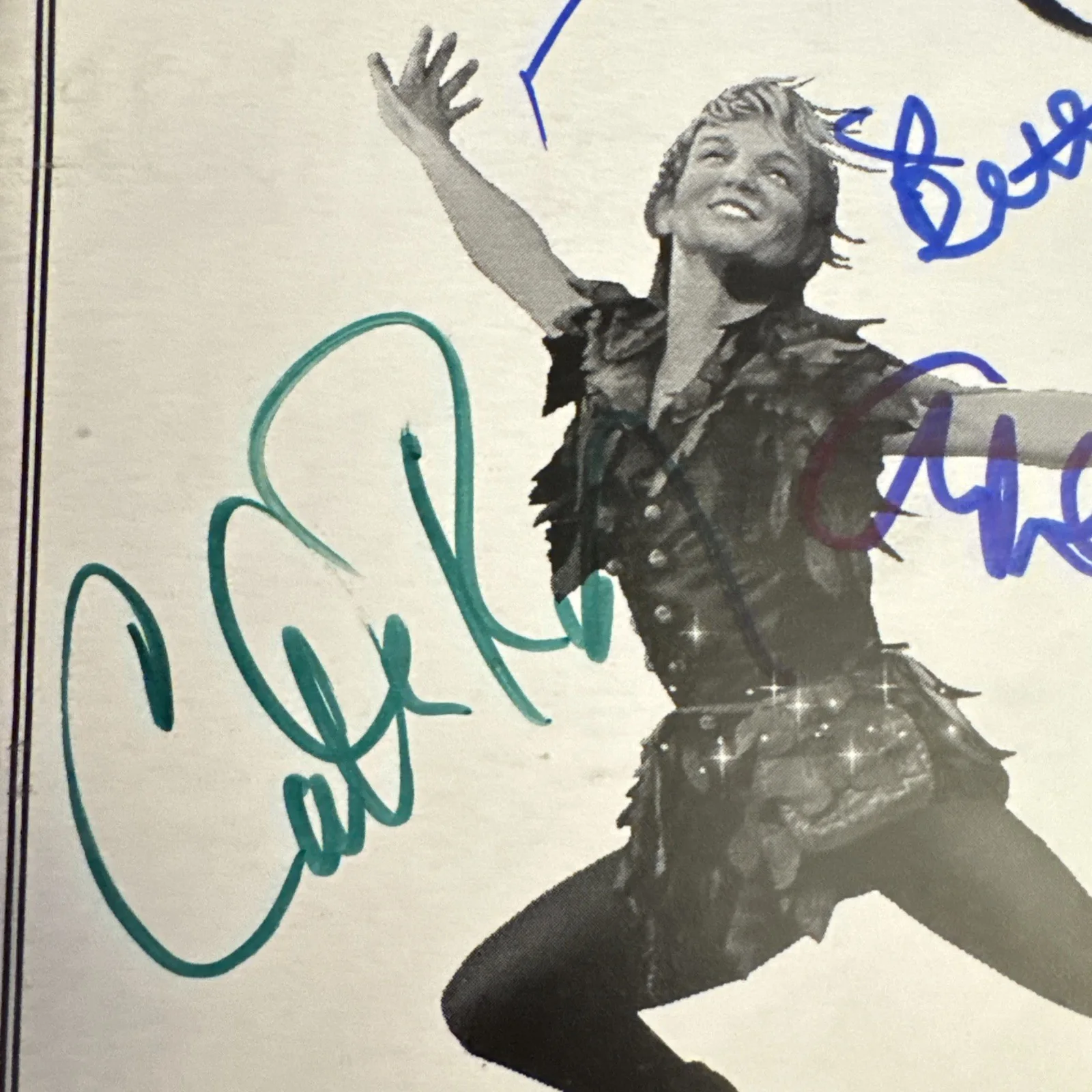 Cathy Rigby Adolf Green Betty Comden — Adolf Green Betty Comden Cathy Rigby CAST Signed AUTOGRAPHED PETER PAN Playbill, image 2
