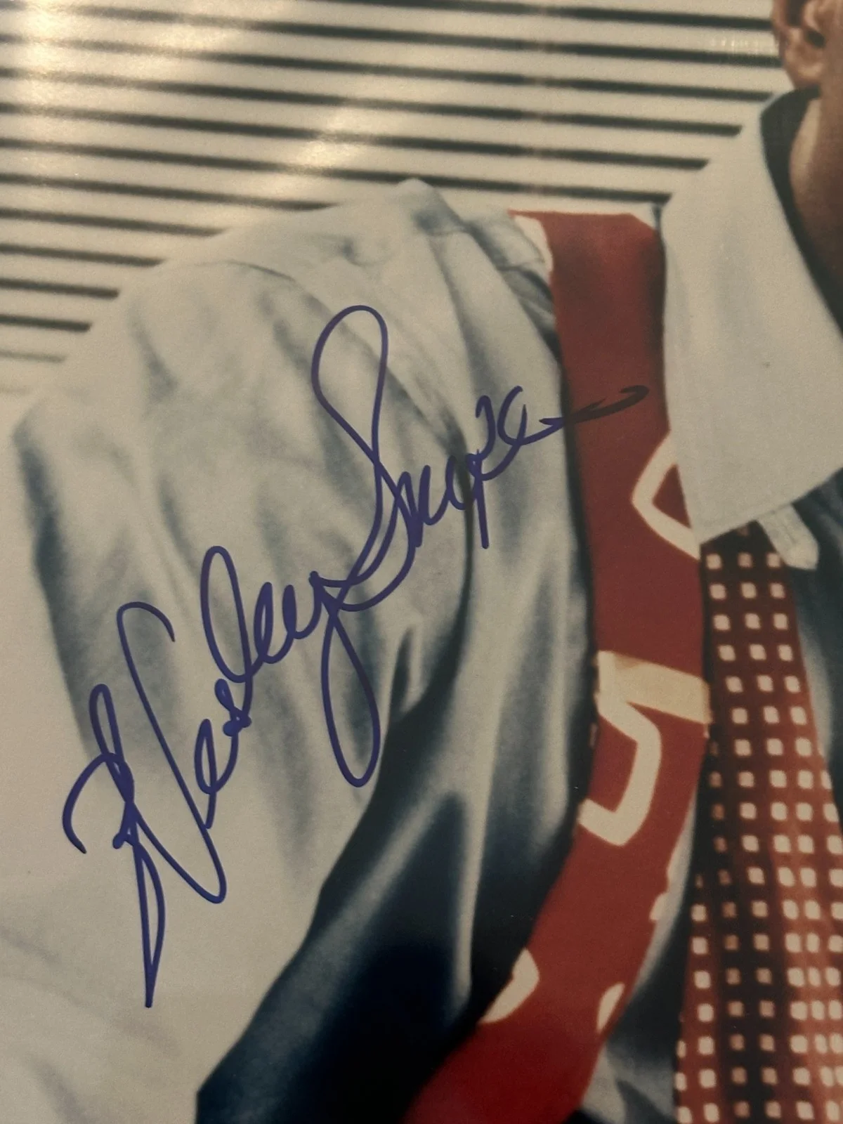 WESLEY SNIPES — WESLEY SNIPES Signed 8 X 10 PHOTO Beckett Encapsulated, изображение 2